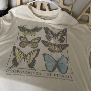 Oversized butterfly tee